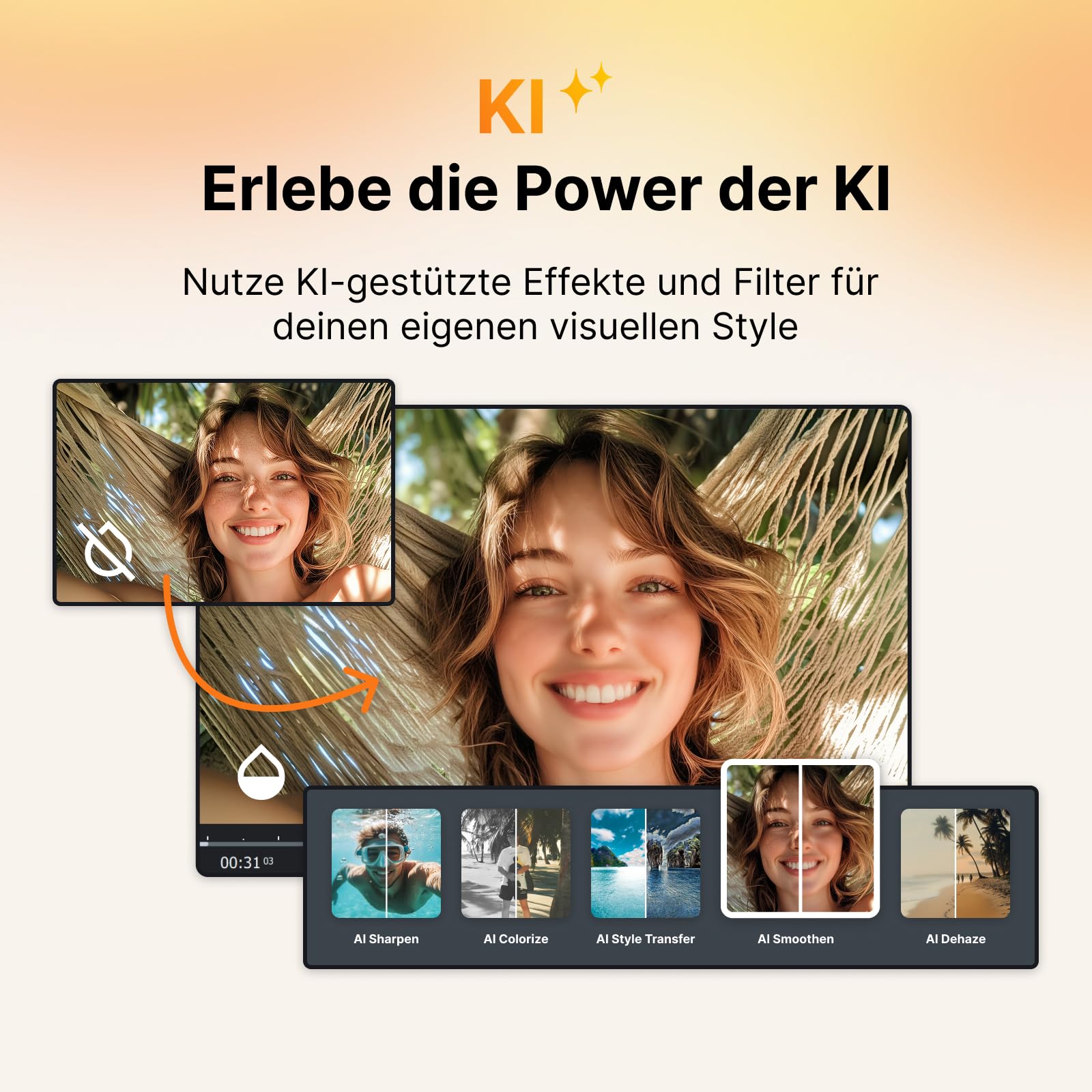 MAGIX Photostory Deluxe 2026 – Vos souvenirs en mouvement | Logiciel de retouche photo | Logiciel de montage vidéo | Pour PC Windows 11 | 1 licence de téléchargement pour 2 appareils