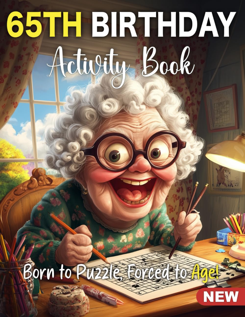 65th Birthday Gifts for Women: Fun 65th Birthday Activity Book for
