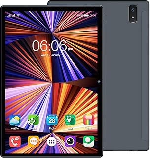 DUODUOGO Android Tablet 10 Inch Newest Quad-Core Processor, 4GB RAM 64GB ROM, 256GB Expandable, WiFi Android 11 Tablet, Dual Camera, 6000mAh, Bluetooth (Gray)