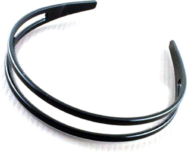 Black Double row Head band , Alice band , Ideal everyday wear , School,