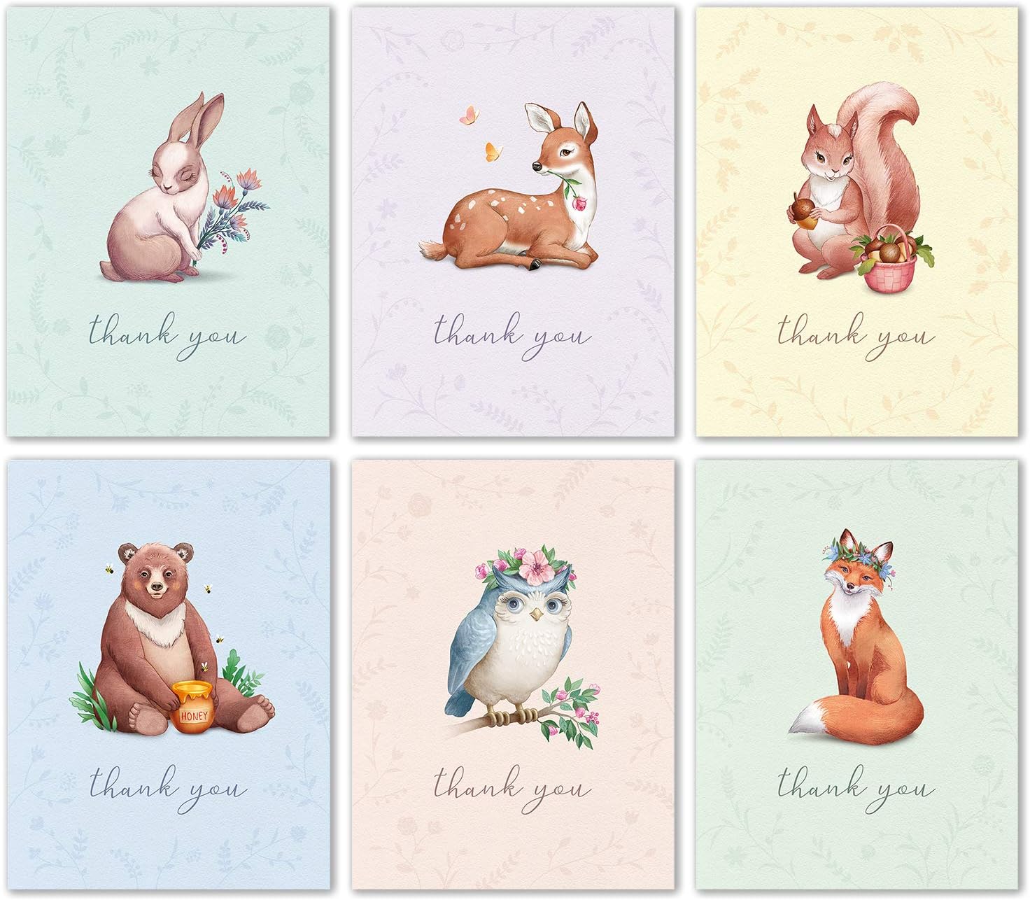 set di biglietti d'auguri in scatola