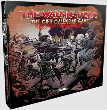 mantic | The Walking Dead Advent Calendar | 24-Day Build-to-Play Survival Game | Includes Survivor & Walker Miniatures, Terrain, Dice & Tokens | Strategy Play for 14 Players