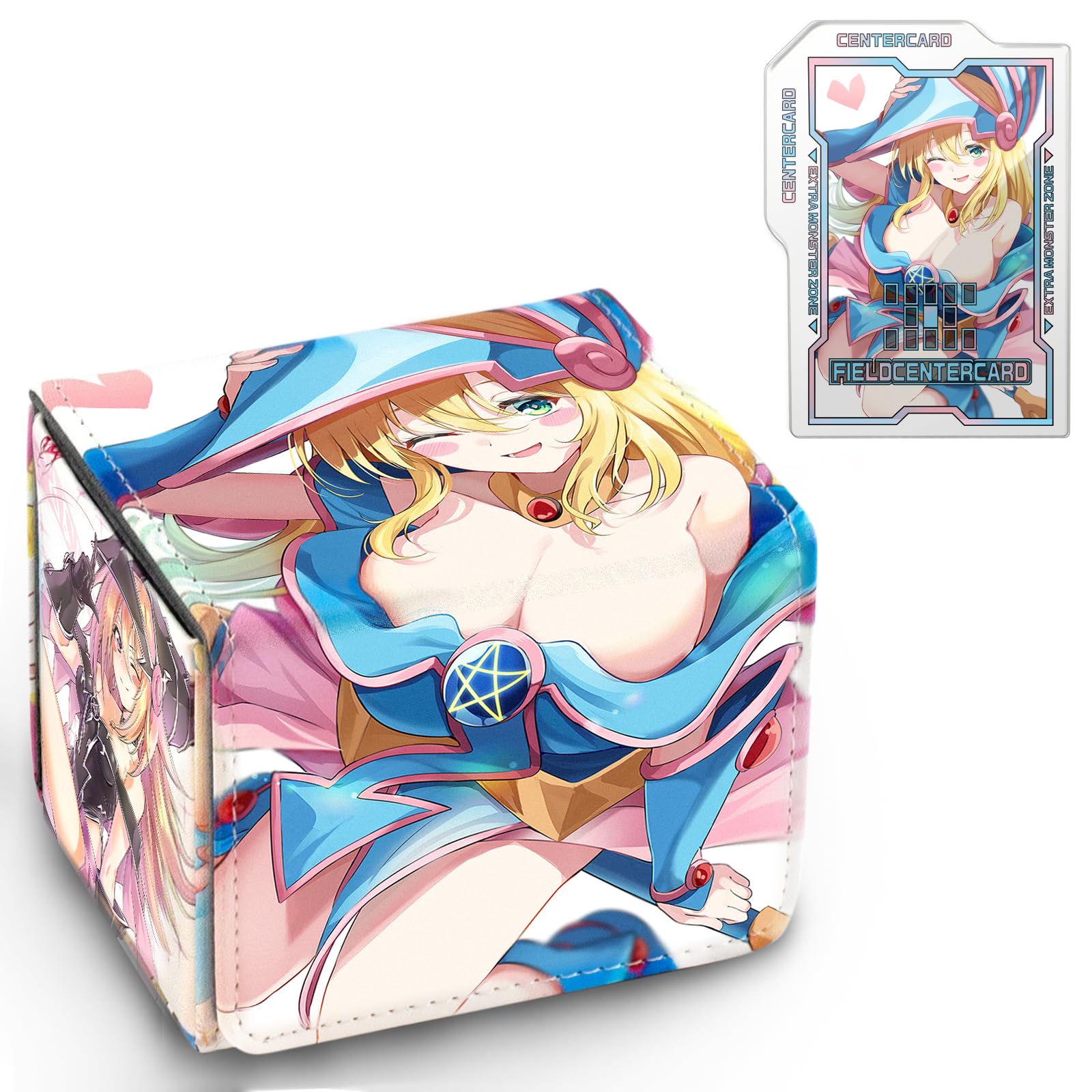 yugioh sexy deck sabermaster Card Deck Box Fits for YGO MTG,100+ Card Storage Box Trading  Games PU Leather Storage Premium Deck Case (Magician Girl) : Amazon.com.au:  Toys & Games
