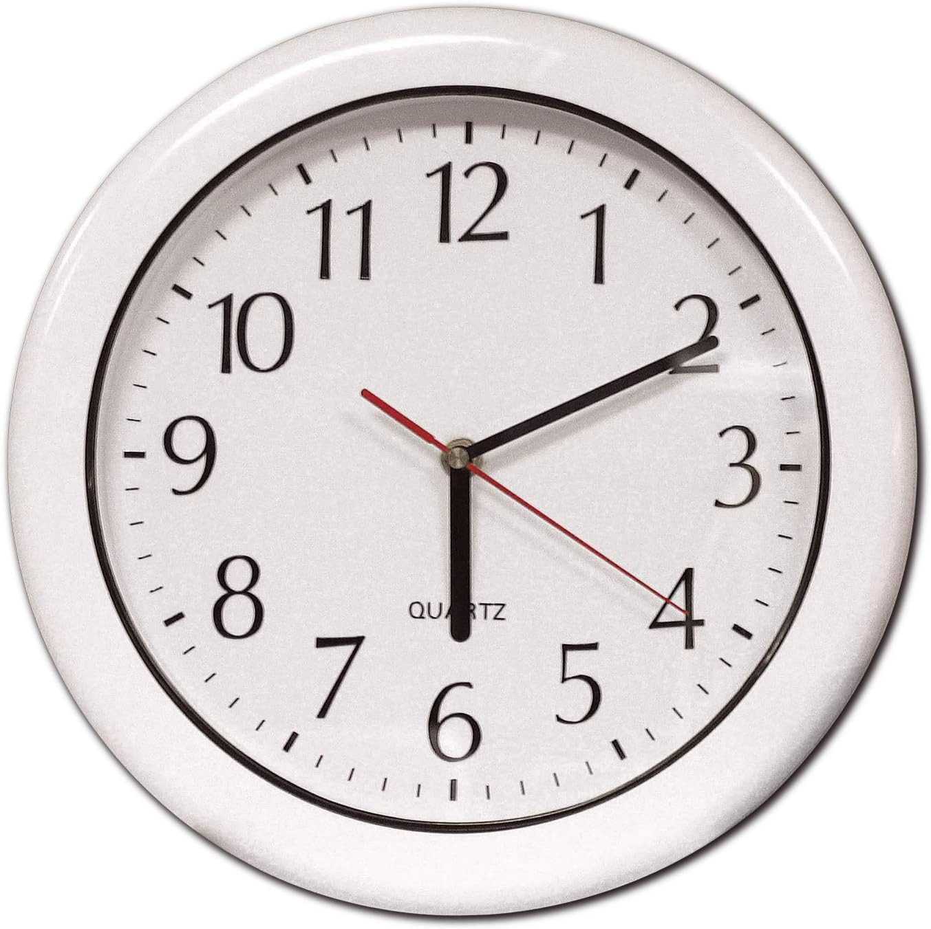 Poolmaster 52600 Indoor or Outdoor Clock, White, Medium, 12-Inch