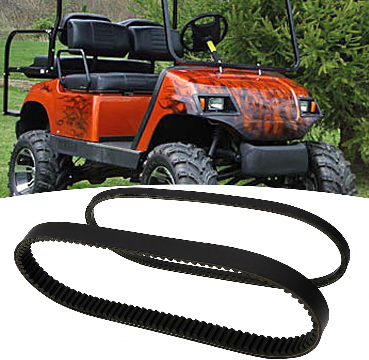 J55-G6241-00 Clutch Drive and Starter Generator Belt Kits Replacement for Yamaha G2 G8 G9 G11 G14 G16 G22 Drive G29-4 Golf Cart Drive Belt JN6-H1173-00 J55-H1173-00