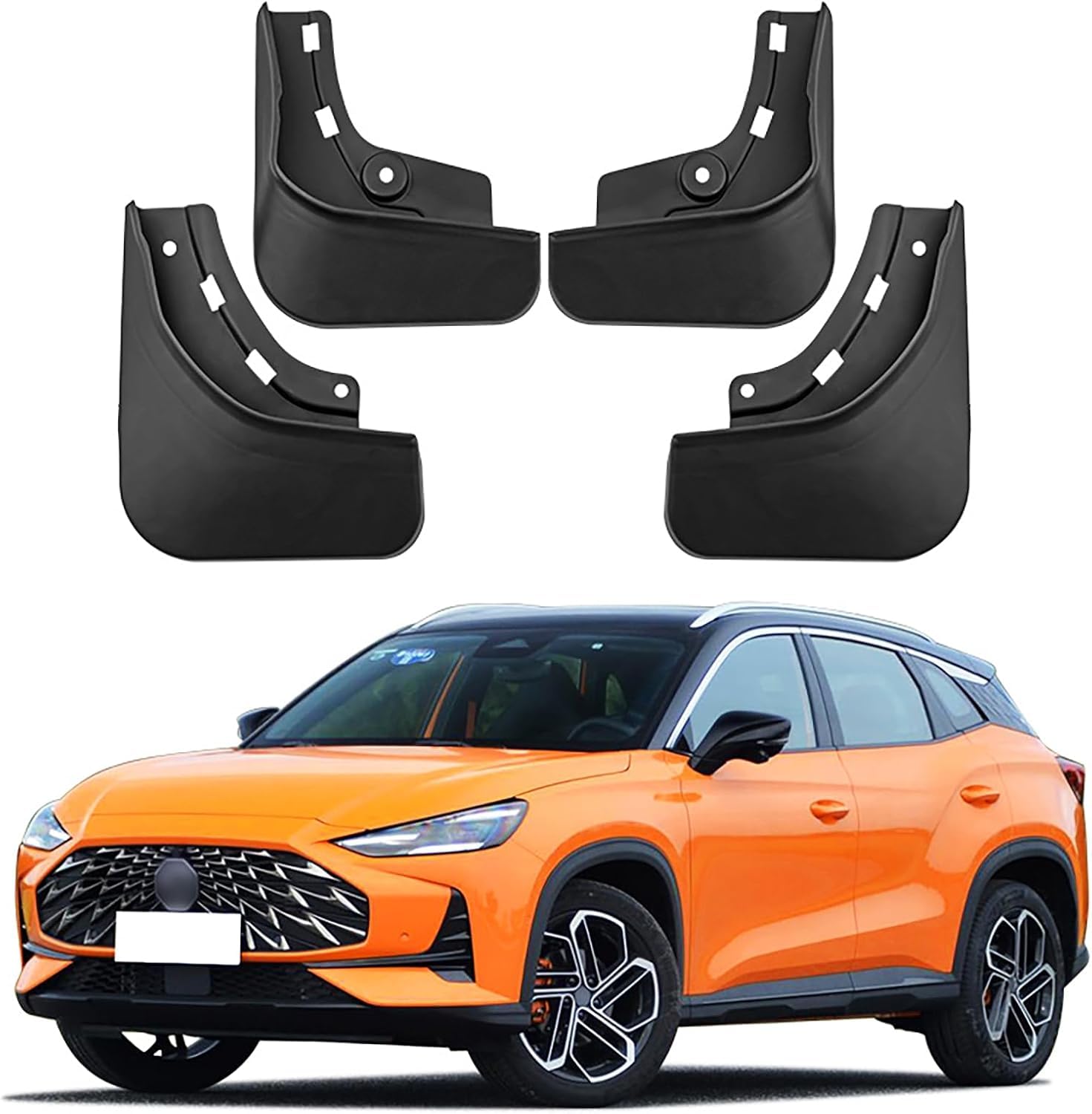 FengXH No-Drill Mudflaps for MG One 2022-2023, Bolt-On Kit, Road Legal