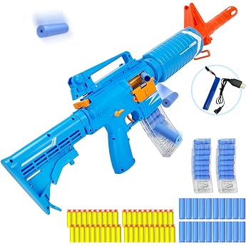 Toy Gun Electric Toy Gun Magazine Toy Gun - Blue