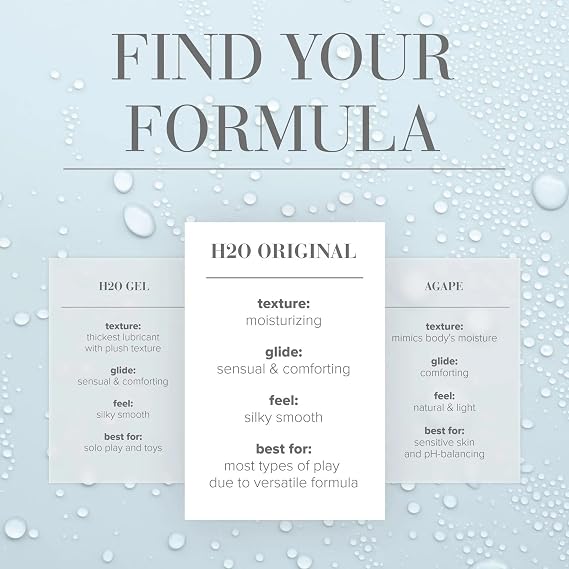 JO H2O Water Based Personal Lubricant, 30 ml, transparent