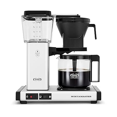 Technivorm Moccamaster 53930 KBGV 10-Cup Coffee Maker Matte Silver, 40 oz, 10 Cup, 1.25 L