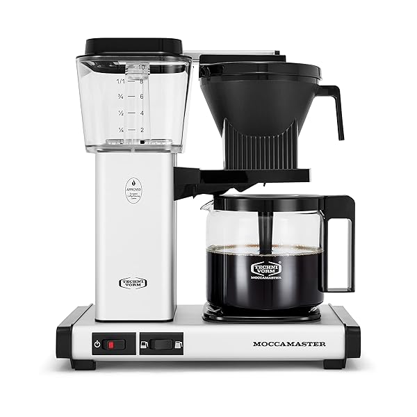 Technivorm Moccamaster 53930 KBGV 10-Cup Coffee Maker Matte Silver, 40 oz, 10 Cup, 1.25 L