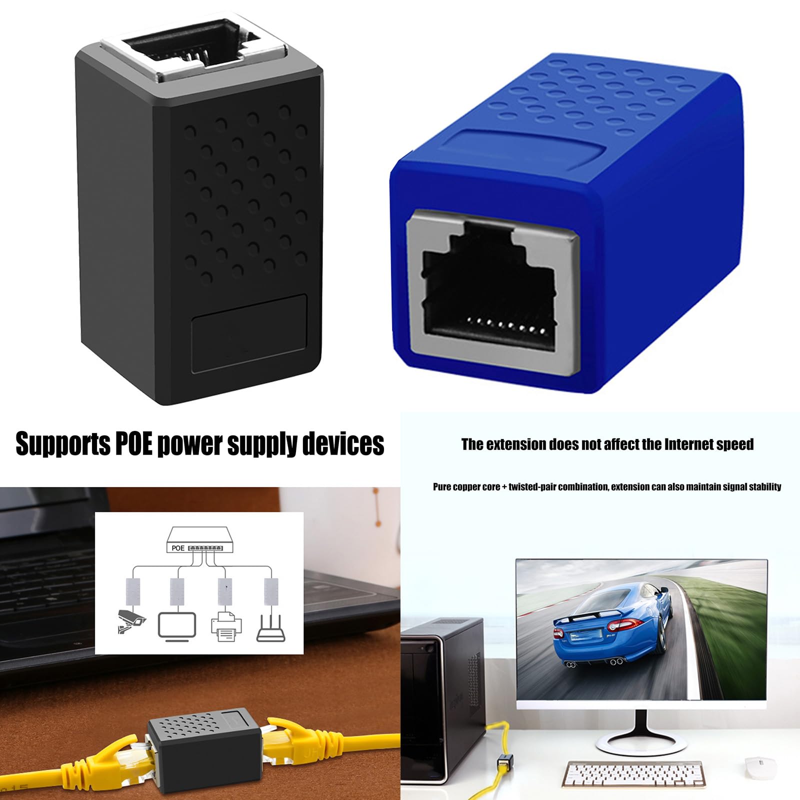 Zs - Adattatore USB A - FEMMINA RJ45 LAN ETHERNET MASCHIO - Foto 2