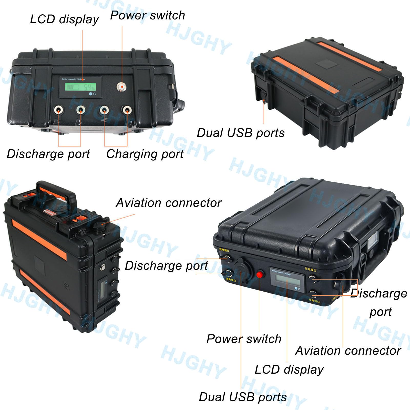 Batterie al Litio da 12 V 60 Ah 80 Ah 100 Ah 120 Ah 150 Ah 200 Ah per ecoscandagli. Batteria ad Alta capacità da 12 Volt con Caricabatterie per luci/ecoscandagli.