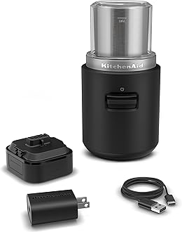 KitchenAid Go™ Cordless Blade Grinder - battery included, KBGR111, Black Matte