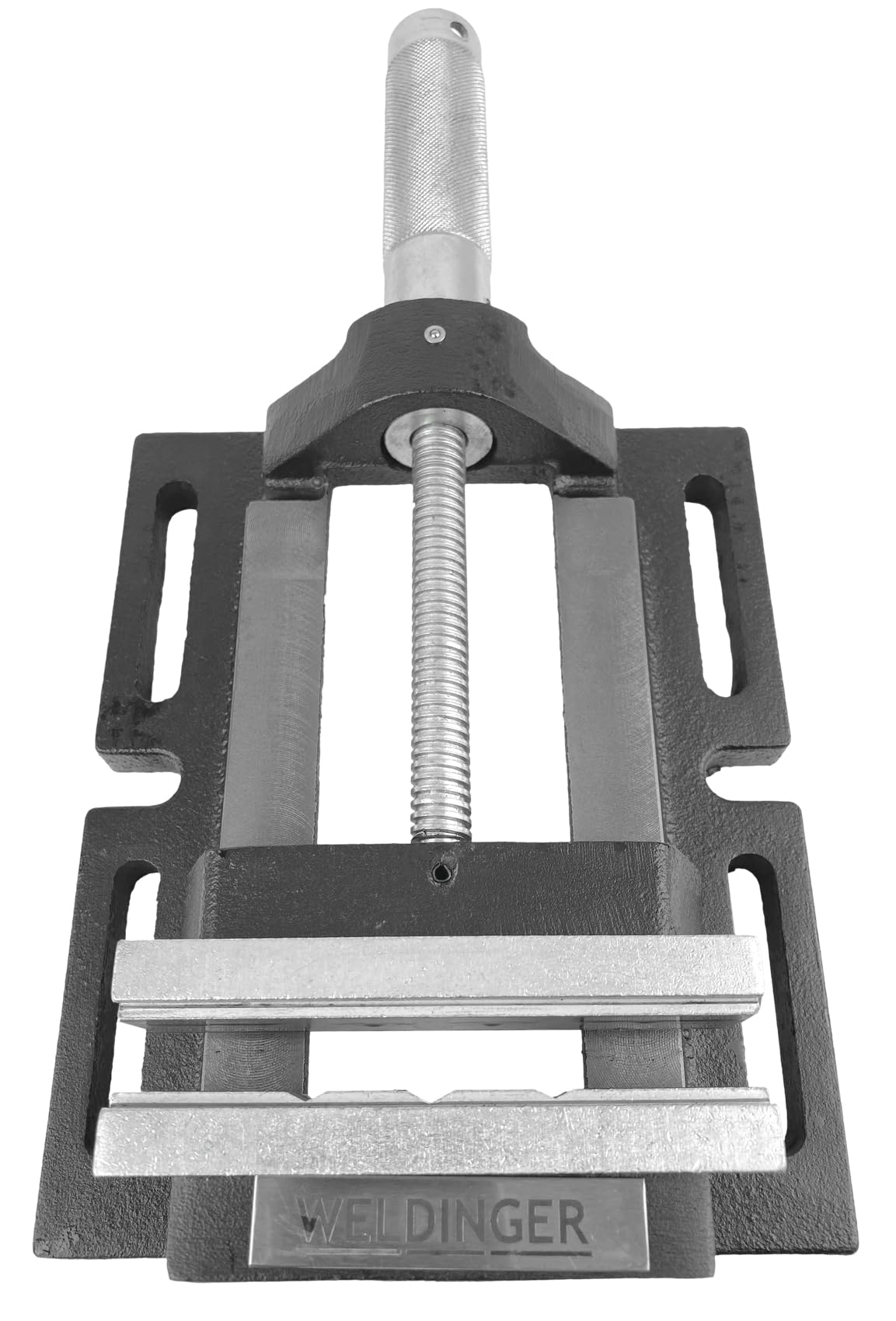 WELDINGER Maschinenschraubstock 130 mm Backenbreite für Tischbohrmaschine