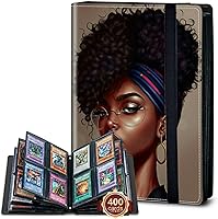 Vista 32 de Rossy Carpeta para tarjetas coleccionables, 9 bolsillos, impermeable, con 360 bolsillos laterales de carga para tarjetas deportivas y de fútbol