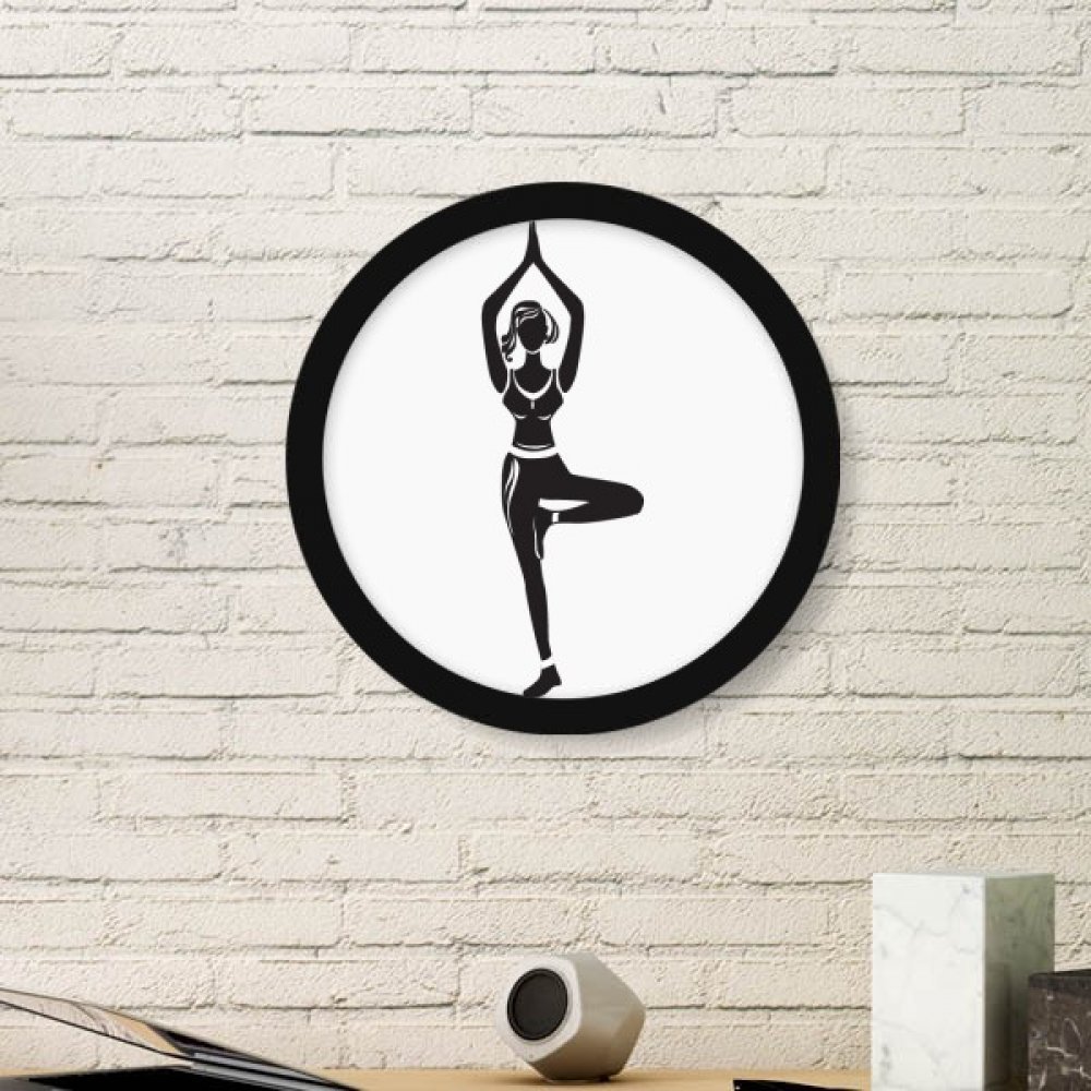 Art prints peintures yoga au design silhouette ronde minimaliste