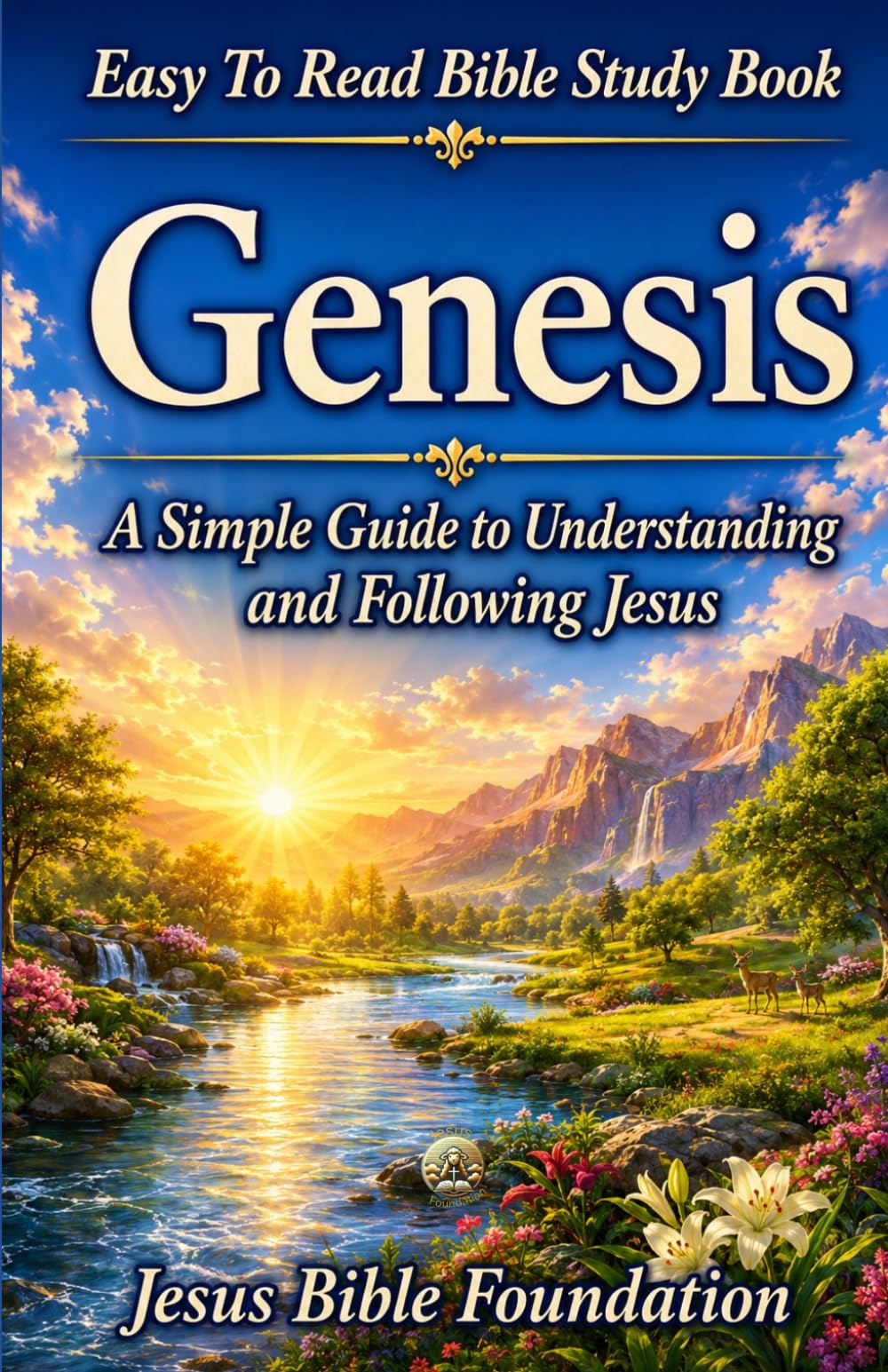Easy to Read Bible Study Book Genesis: A Simple Guide to Understanding and Following Jesus