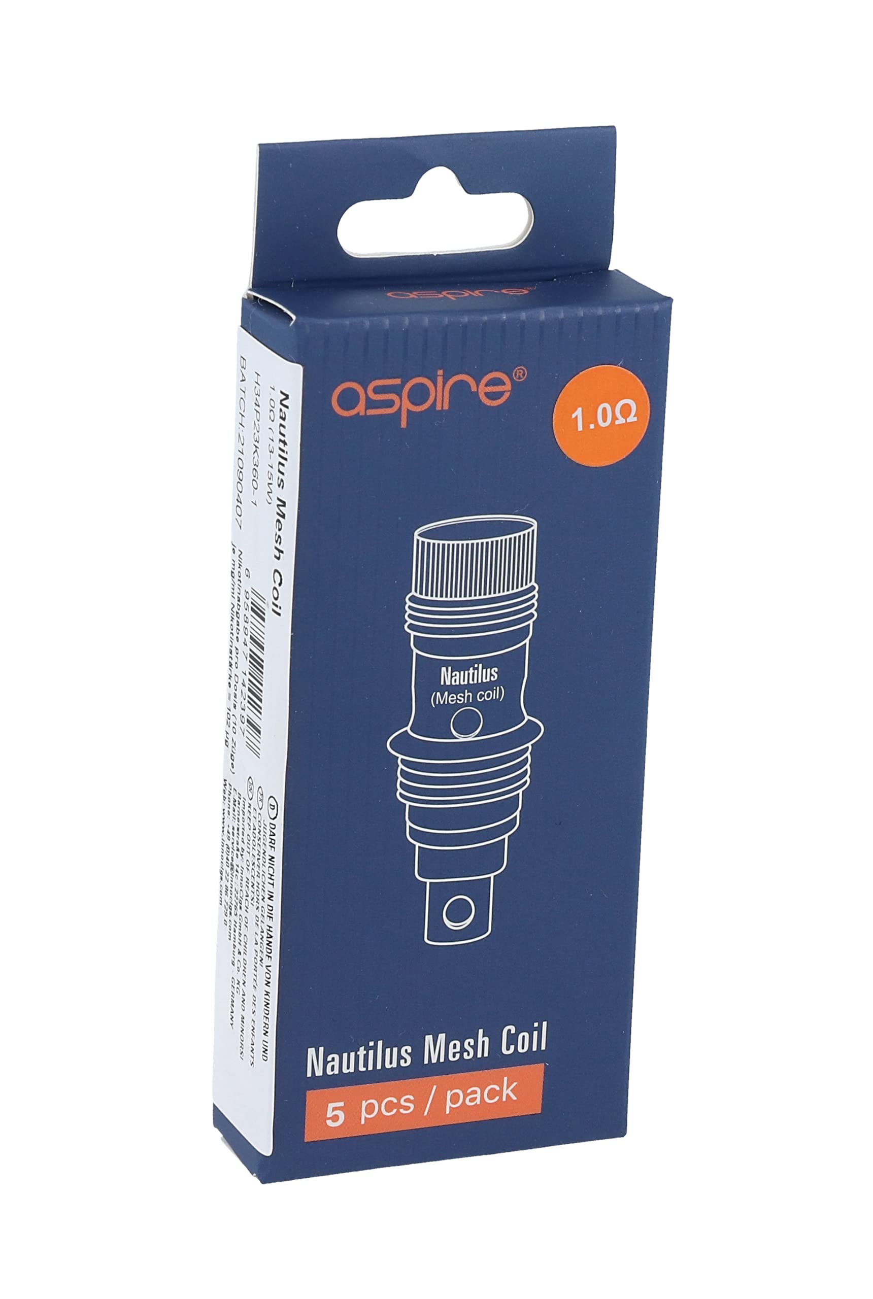 Aspire Nautilus Mesh And BVC (Bottom Vertical Core) Series Coils For Nautilus 2 & Zelos Kit & Nautilus Mini & Nautilus & K3 & Nautilus 2S & Nautilus 3 (5pcs/pack - View #9