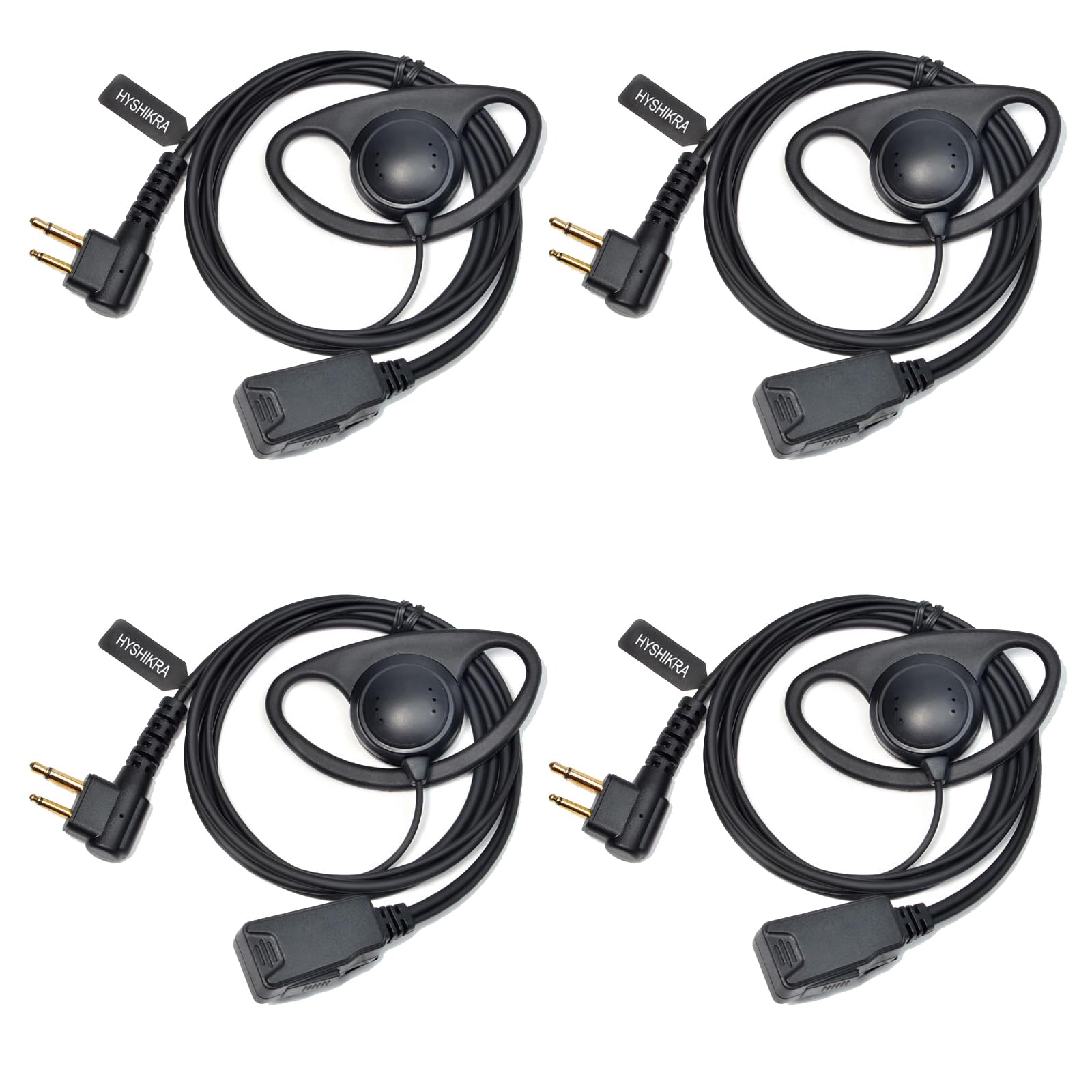 HYSHIKRA Earpiece Compatible for Motorola DP1400 CP040 GP300 GP88 Walkie Talkie Radio