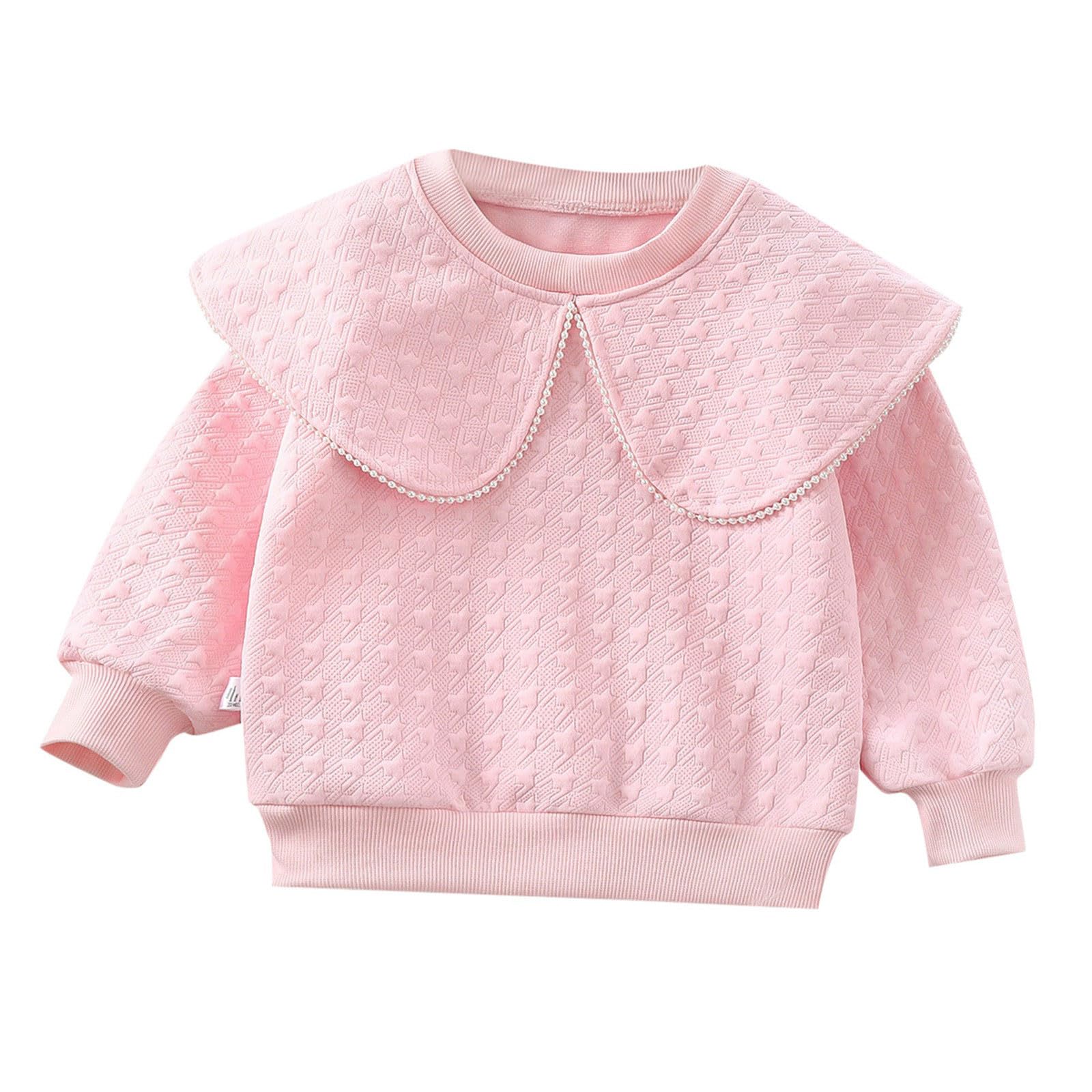 T-shirt à manches longues pour filles et garçons - Chemise pour enfants et tout-petits - T-shirt à manches longues - Chemise unie