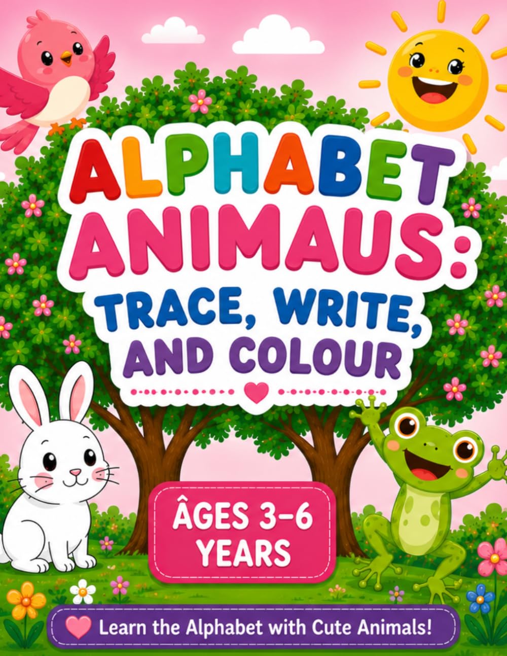 Alphabet Animals: trace, write, and colour