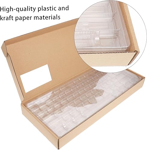 Miniatura 3 de EXCEART 2 Sets Keycap Box Mechanicalkeyboard Teclado mecánico Teclados mecánicos Tapas de teclado Organizador Caso Oficina Tapas de Teclado