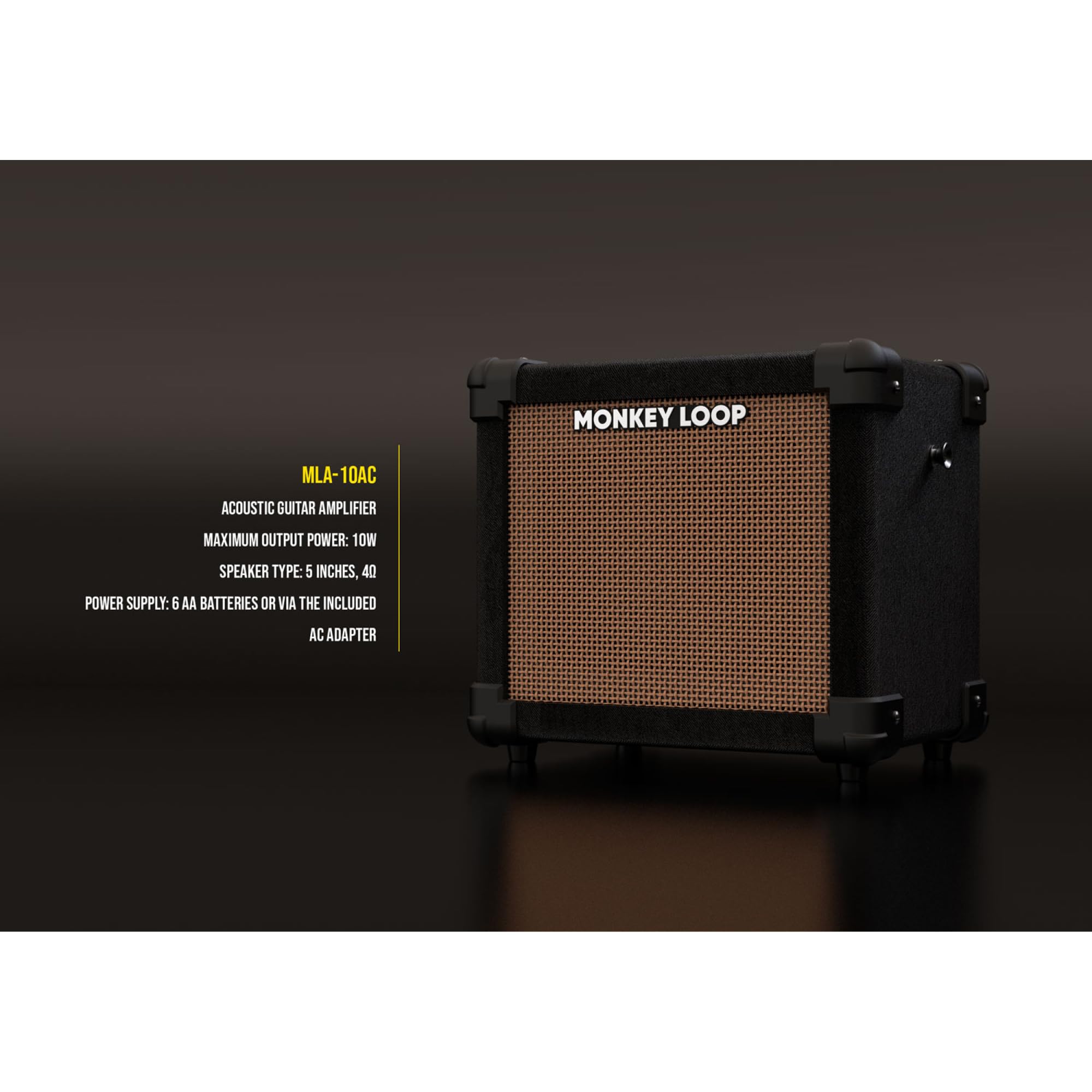 MONKEY LOOP MLA-10AC Amplificador de Guitarra Acustica Combo