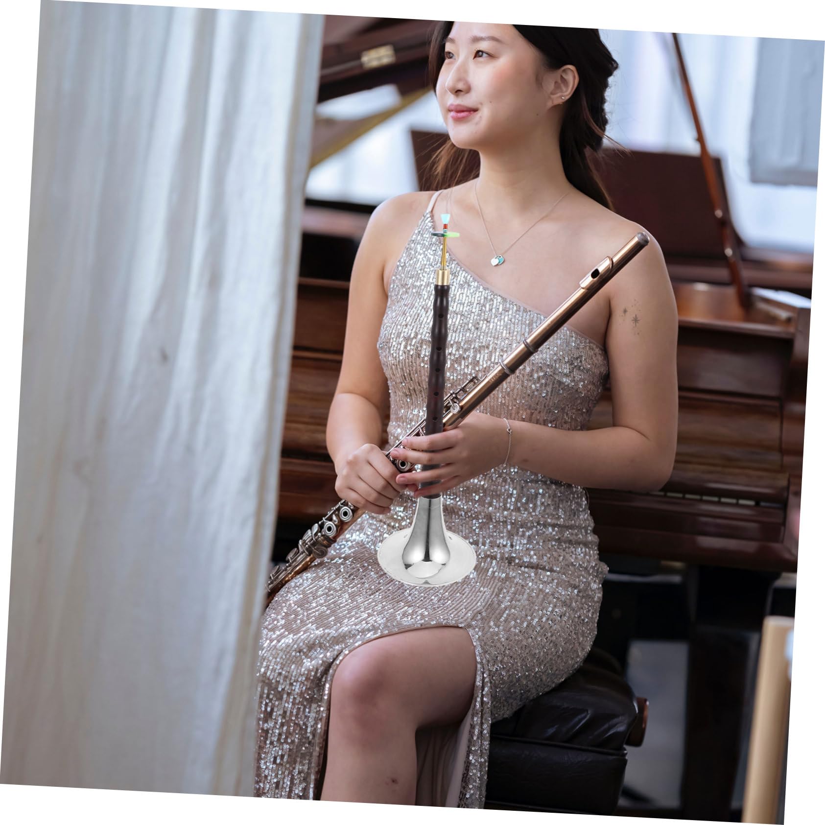 Suona Tragen Kupfer Leicht Anfänger für Blasinstrument Chinesisches Traditionelles Einfach zu Zufällige Farbe für Schüler und Professionelle Musiker