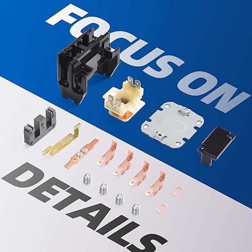 Vista 5 de 2 Pole Air Conditioner Contactor 30 Amp 120V Coil,Condenser Contactor Compressor Contactor