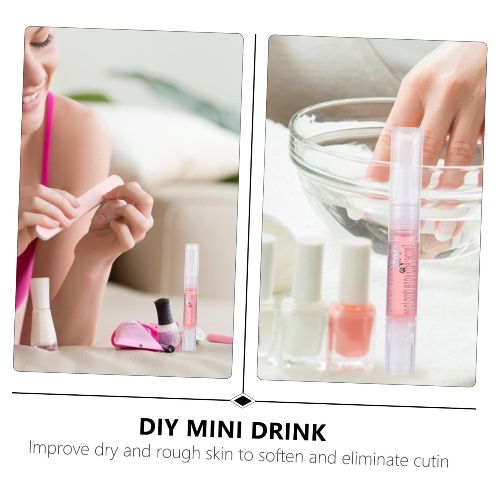 Ipetboom 24piezas Esencial Para Uñas y Cutículas Bolígrafos De Nutriente Para Reparar y Revitalizar Uñas Para Uso Personal o Salones De Belleza