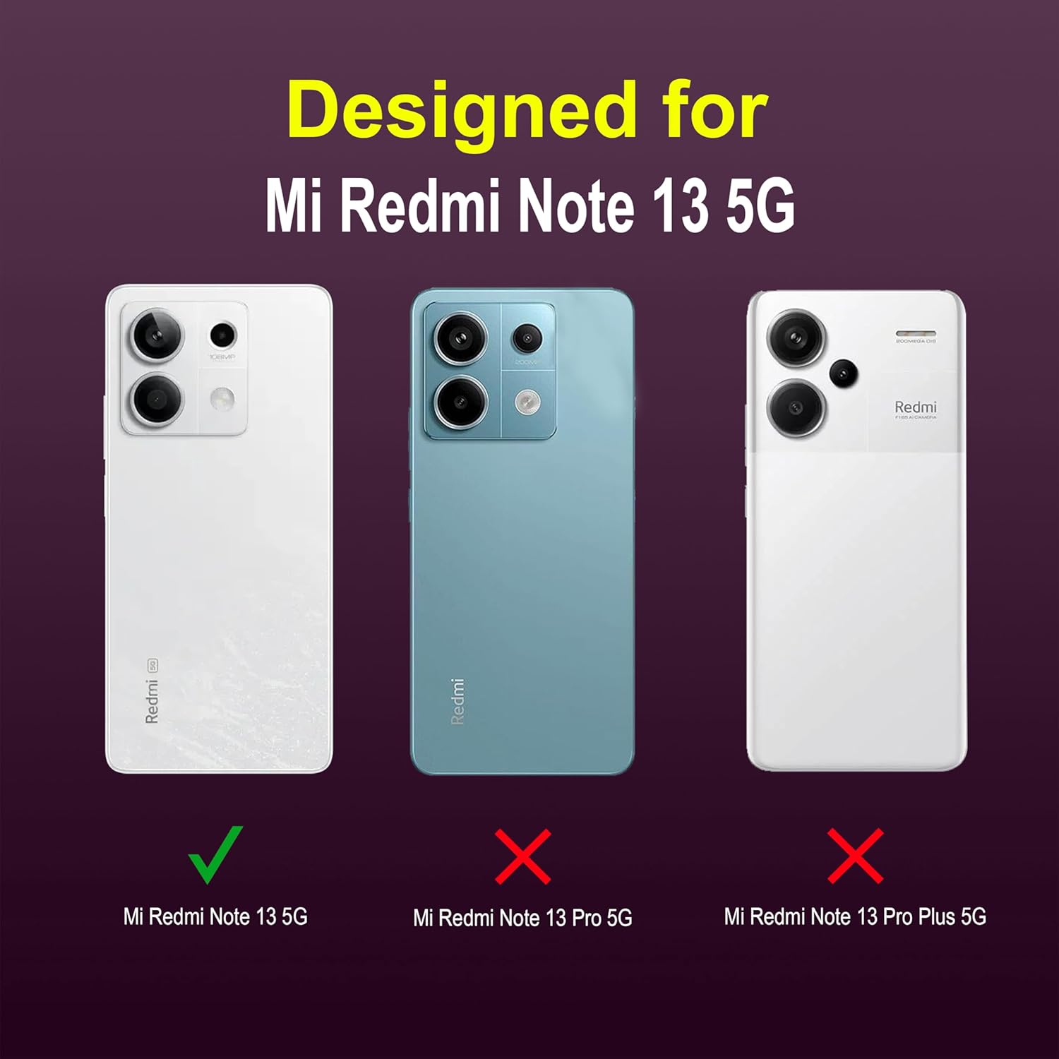 Zapcase Back Case Cover for Mi Redmi Note 13 5G | Compatible for Mi Redmi Note 13 5G Back Cover | Liquid Silicon Magic Case with Camera Protection | Lavender Zapcase Back Case Cover for Mi Redmi Note 13 5G | Compatible for Mi Redmi Note 13 5G Back Cover | Liquid Silicon Magic Case with Camera Protection | Lavender