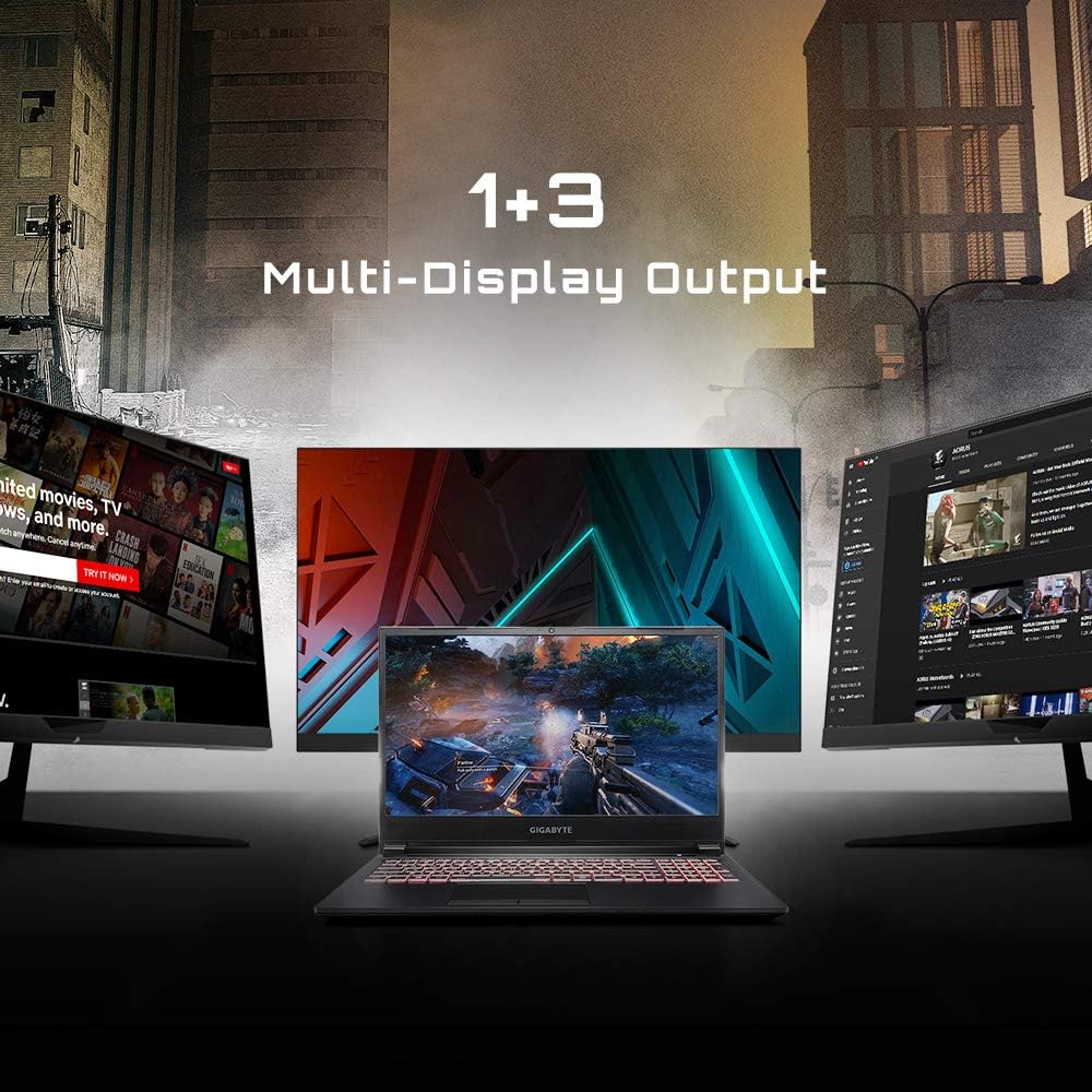 Black Friday - 50% OFF [2020] AORUS 7 (KB) Gaming Laptop, 17.3-inch FHD 144Hz IPS, GeForce RTX 2060, 10th Gen Intel i7-10750H, 16GB DDR4, 512GB NVMe SSD