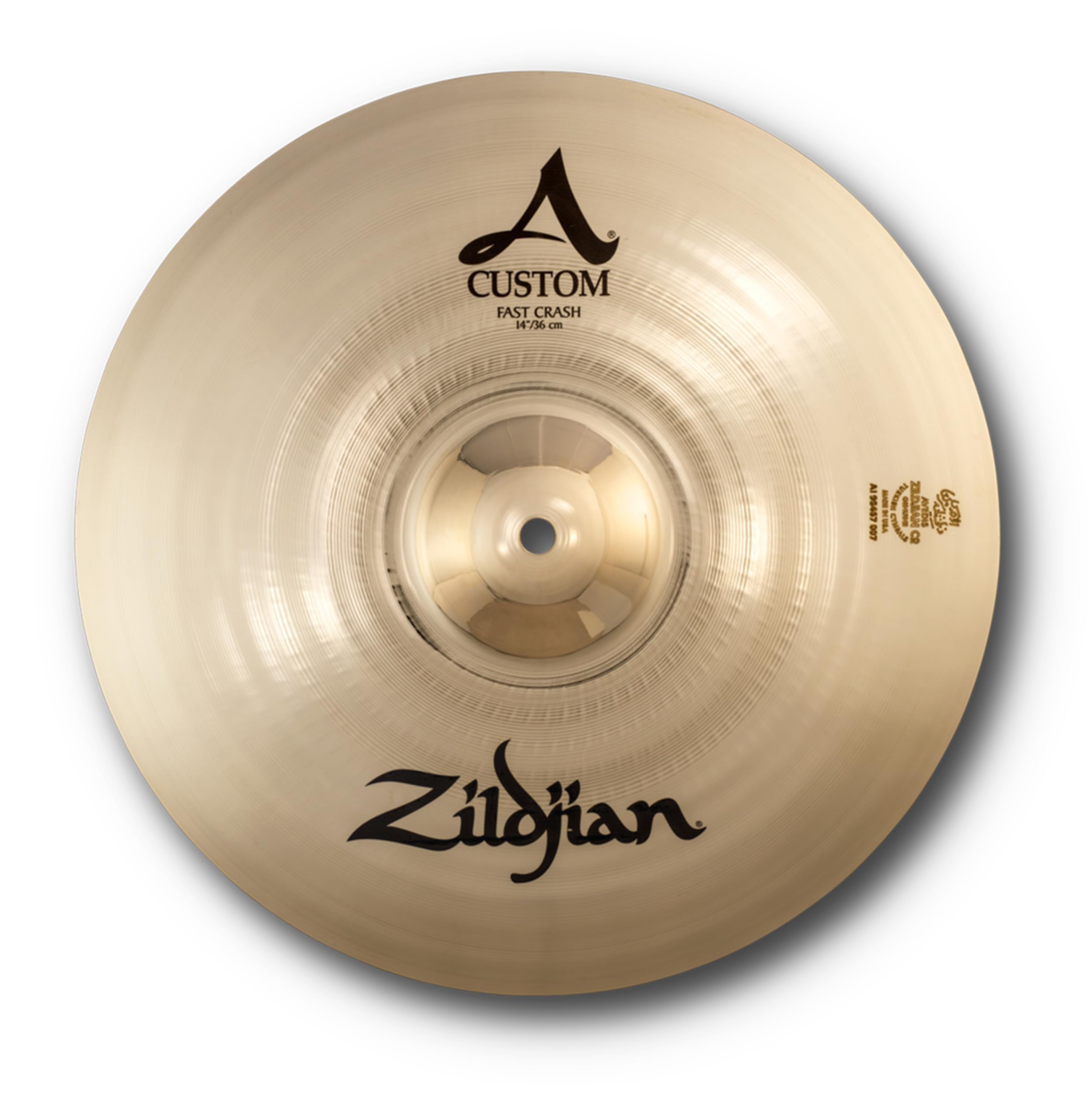 Zildjian A Custom Series - 14" Fast Crash Cymbal - Brilliant finish