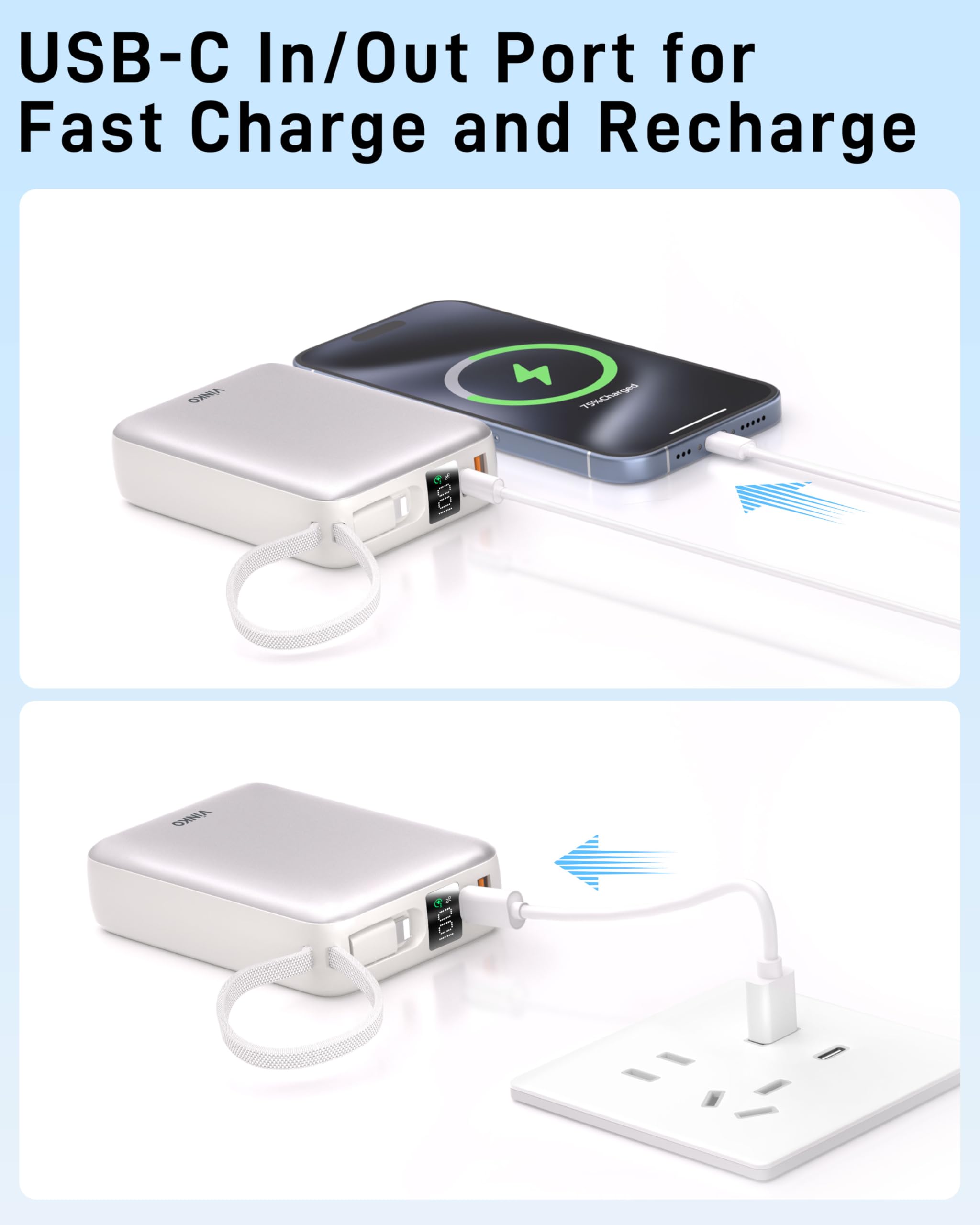 VINKO Power Bank Piccolo 20000W
