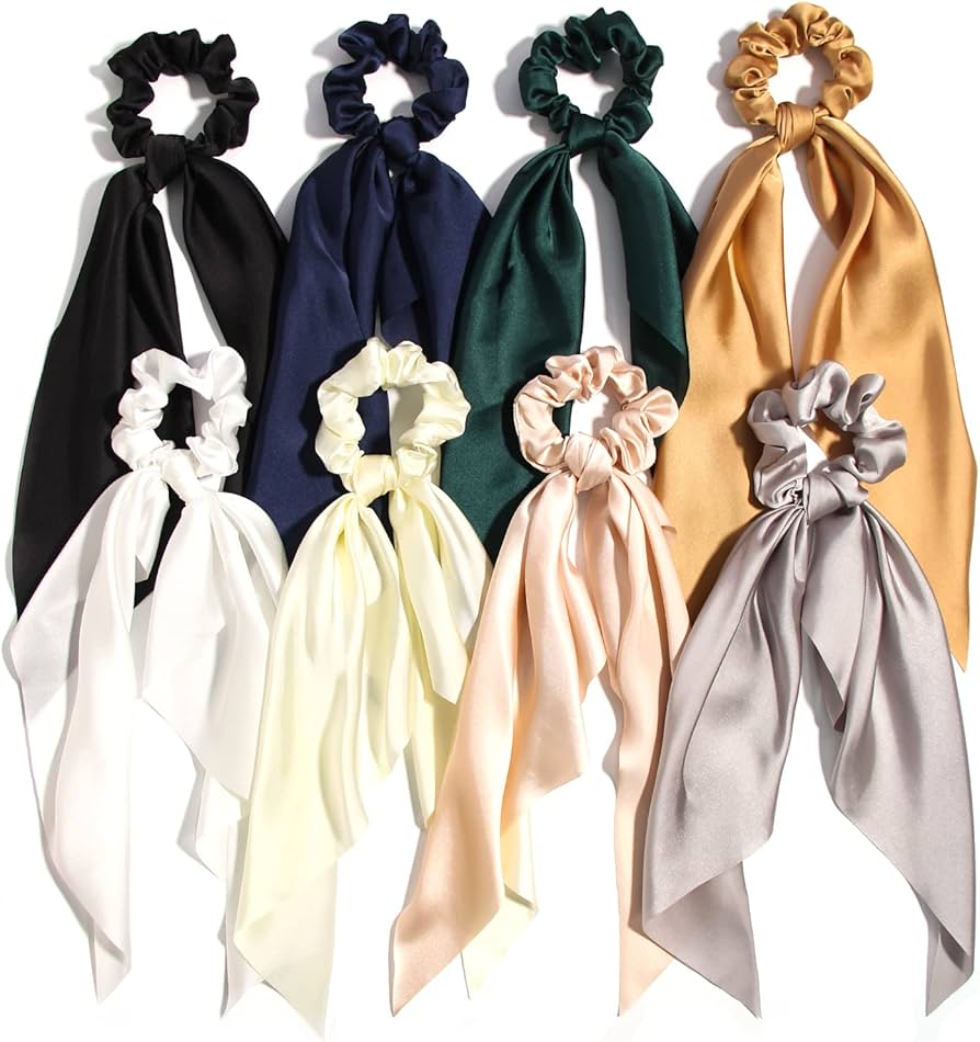 ヘアリボンポニーテールホルダー サテンのヘアゴム サテンヘアシュシュ ヘアロープ Amazon.co.jp: シュシュ 髪飾り 特大 ビッグ 弾性ヘアバンド