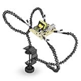 Toolour Helping Hands Soldering,Third Hand Tools,PCB Circuit Board Holder,Flexible Y-Shaped Arms with Non-Slip Desk Clamp Base for Electronics Repair Modeling Jewelry Assembly Hobby Craft Workshop