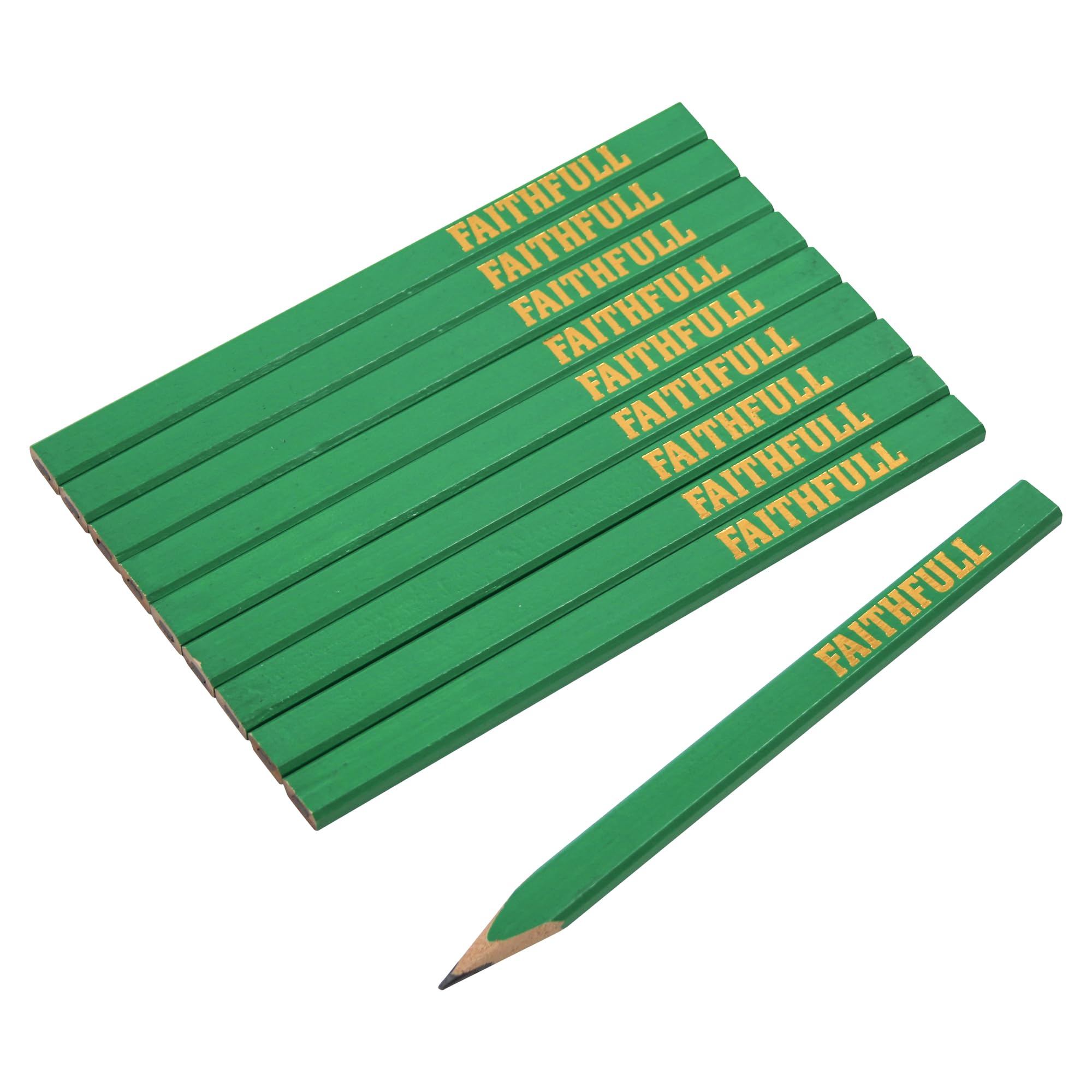 Faithfull Fsc Carpenter's PencilsGreen / Hard Pack 10 Faicpg10Fsc from B&Q