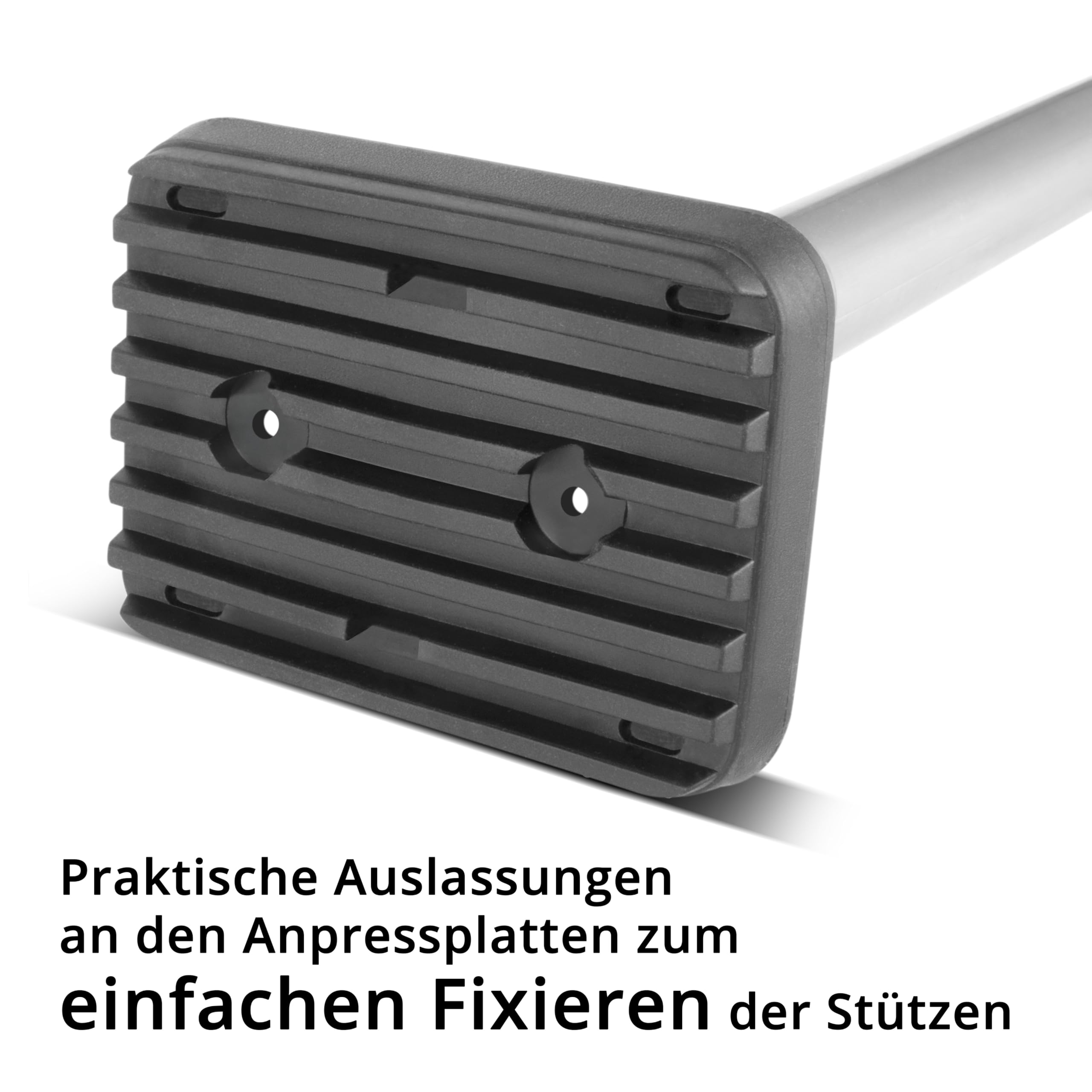 STAHLWERK Montagestütze – 60 kg Tragkraft, leicht ausziehbare Baustütze von 160–290 cm, Trockenbaustütze als praktische Montagehilfe für präzises Positionieren und sicheres Abstützen beim Innenausbau