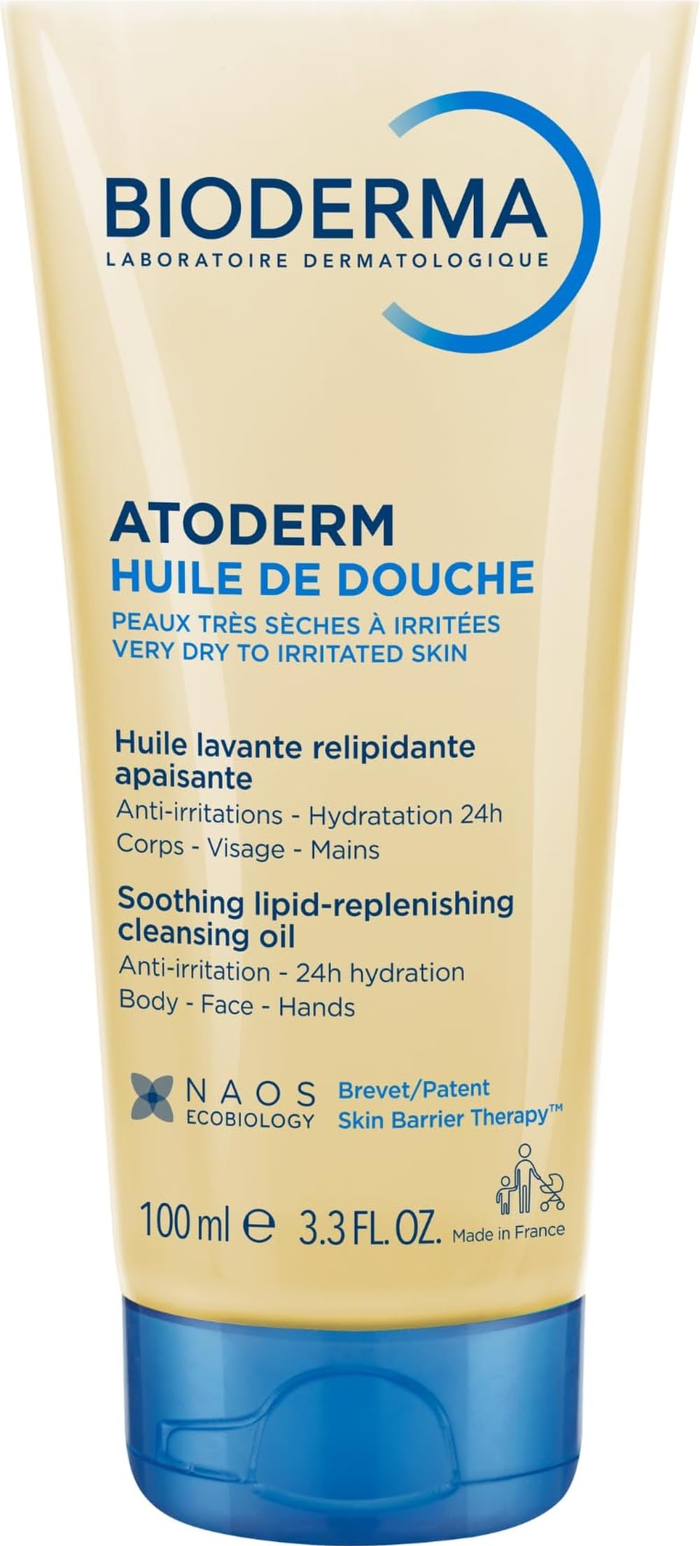 Bioderma Atoderm Ultra Nourishing Anti-Irration Shower Oil 100ml, (Pack of 1)