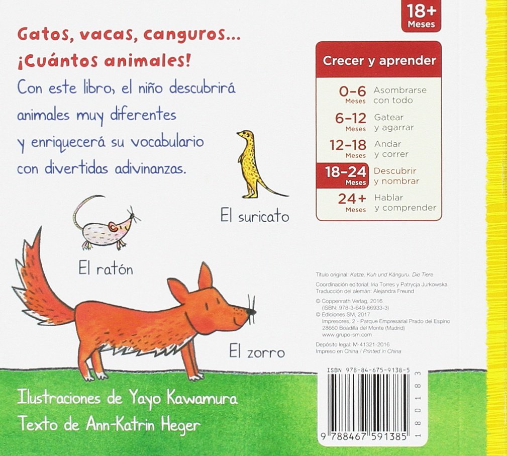 Los animales (Libros de cartón)