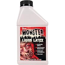 Kangaroo Professional Grade Liquid Latex SFX Makeup Prosthetics 14 oz - Latex Liquid Skin Body Paint Special Effects for Cosplay, Theater &amp; Film - Creates Fake Scars, Zombie Makeup Skin