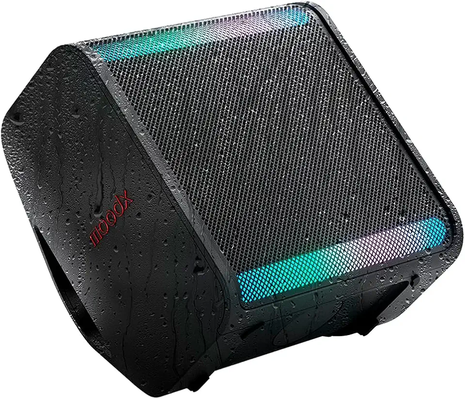 Caixa de Som LG XBOOM Stage 301, 240W, Bluetooth, IPX4, bateria 12h, Bass Boost, luzes LED, entrada óptica e USB