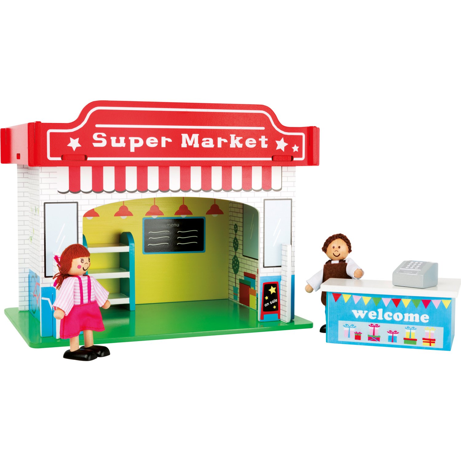 small foot 10853 - Casa da Gioco Supermercato in Legno