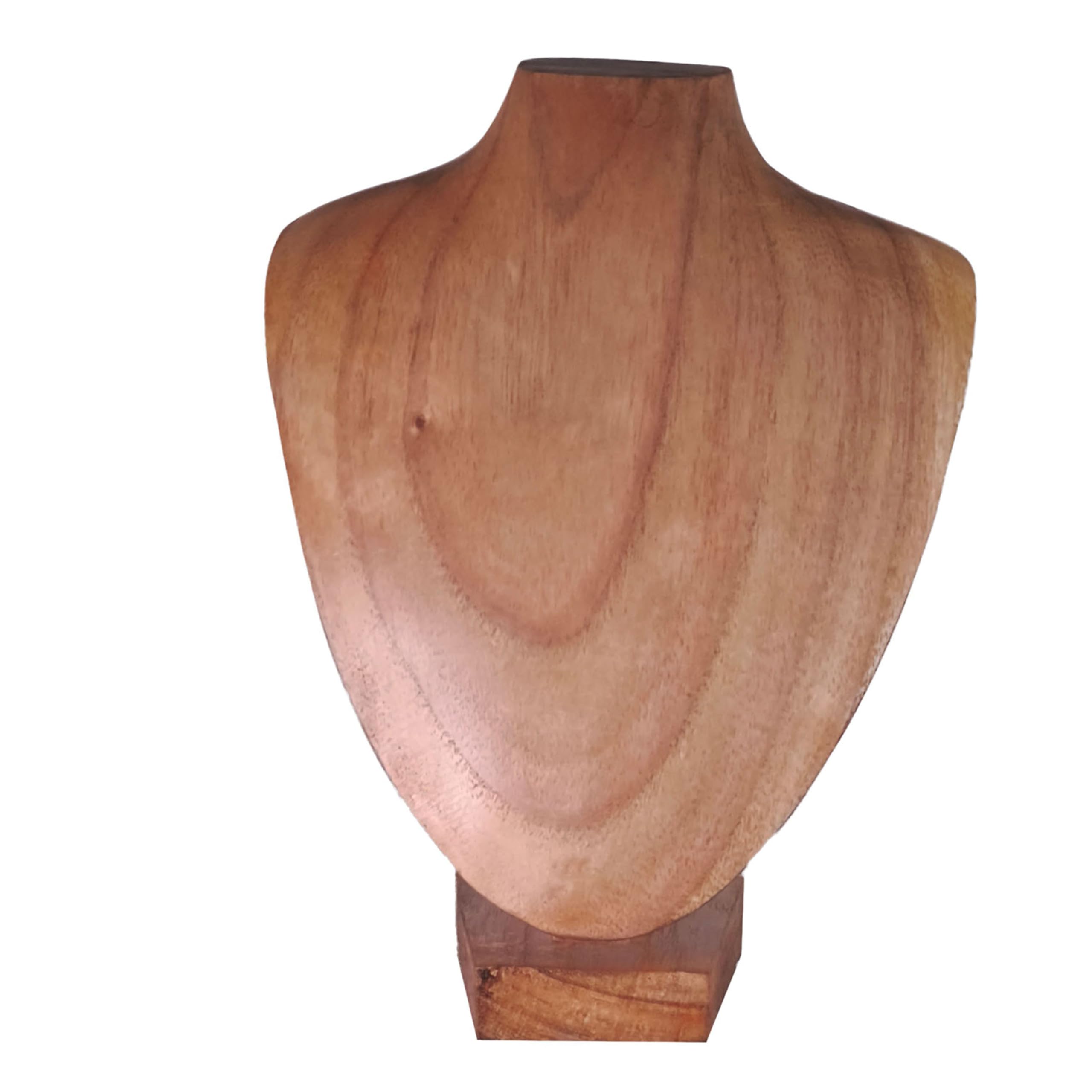 Tokoindah Schmuckbüste Holz, Kettenständer, Kettenhalter, Ed