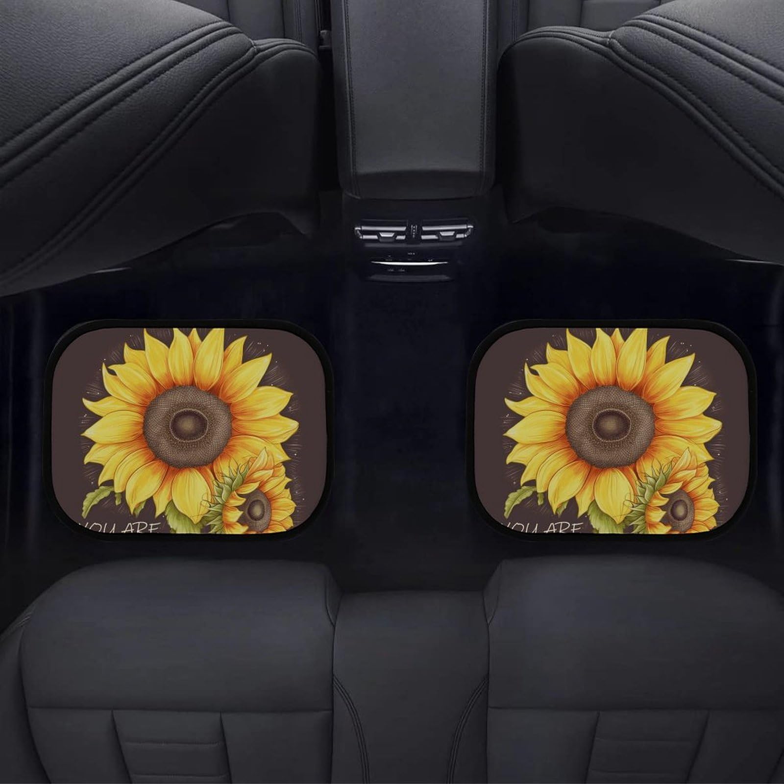 Set di 4 tappetini per auto, resistenti, antiscivolo, facili da pulire, adatti per la maggior parte delle auto, per tutte le stagioni, universali, adatti per SUV, berline e camion