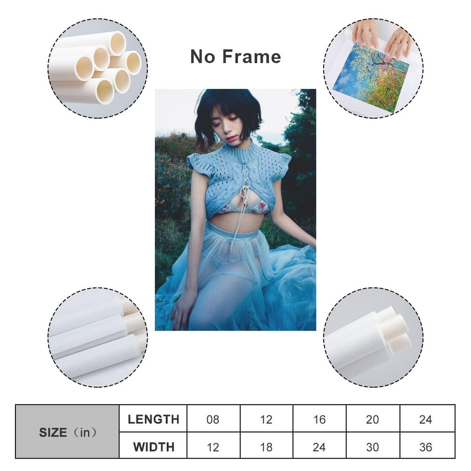 Amazon.co.jp: 池田エライザグラビア画像のポスター アートパネル