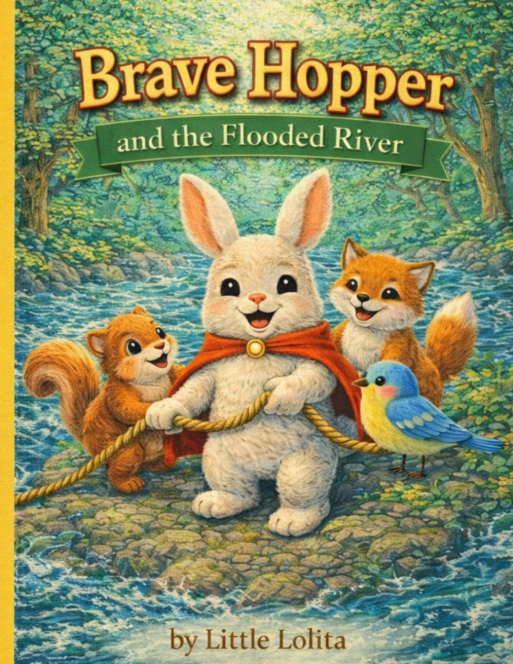 Brave Hopper and the Flooded River (The Brave Little Rabbit's Adventure)