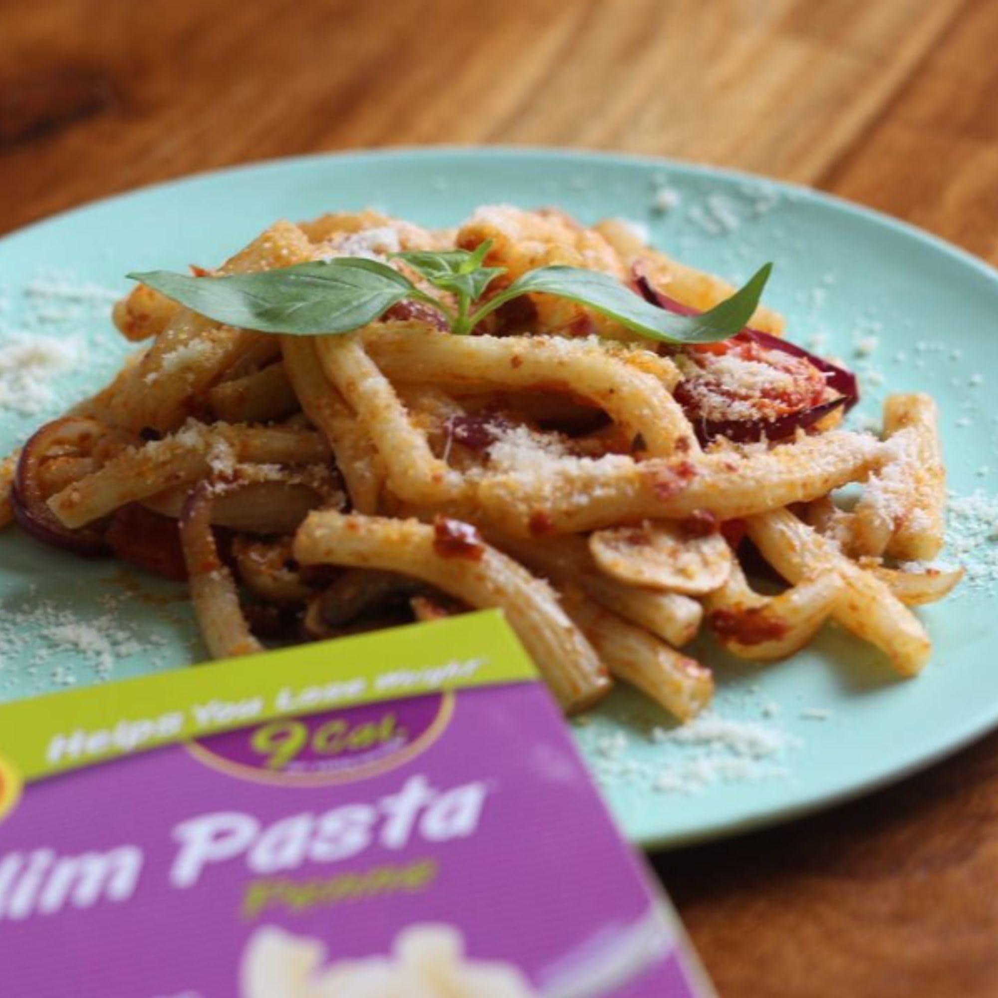 Slim Pasta Pennes de Konjac 270 g Sin Calorías Bajo en Carbohidratos Vegano Keto