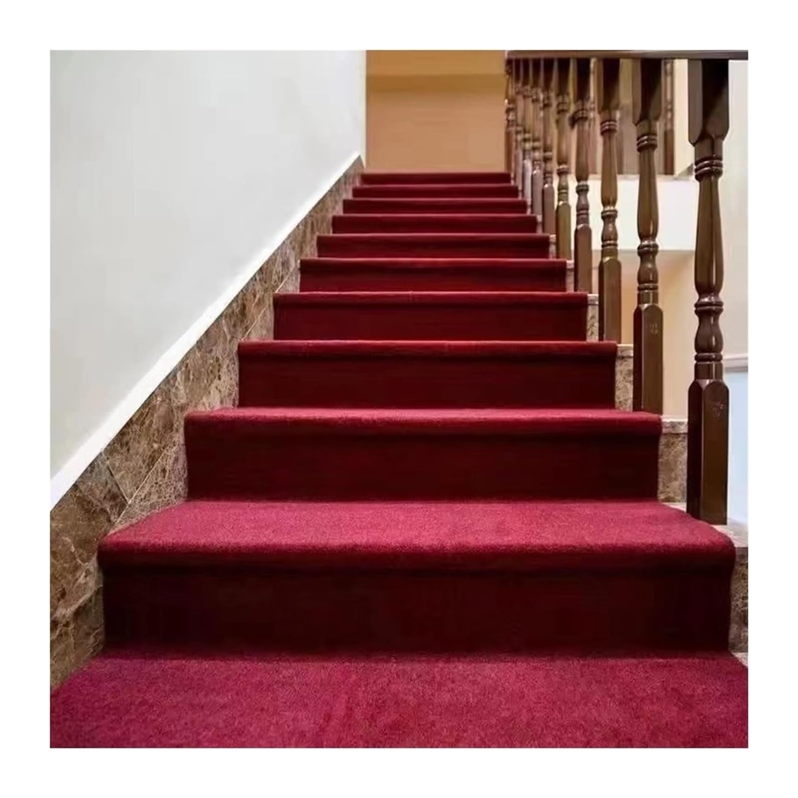 Rouleau de tapis d'escalier autocollant antidérapant – Protégez les enfants, les personnes âgées et les animaux domestiques contre les accidents avec tapis de sol anti-collision – Installation facile