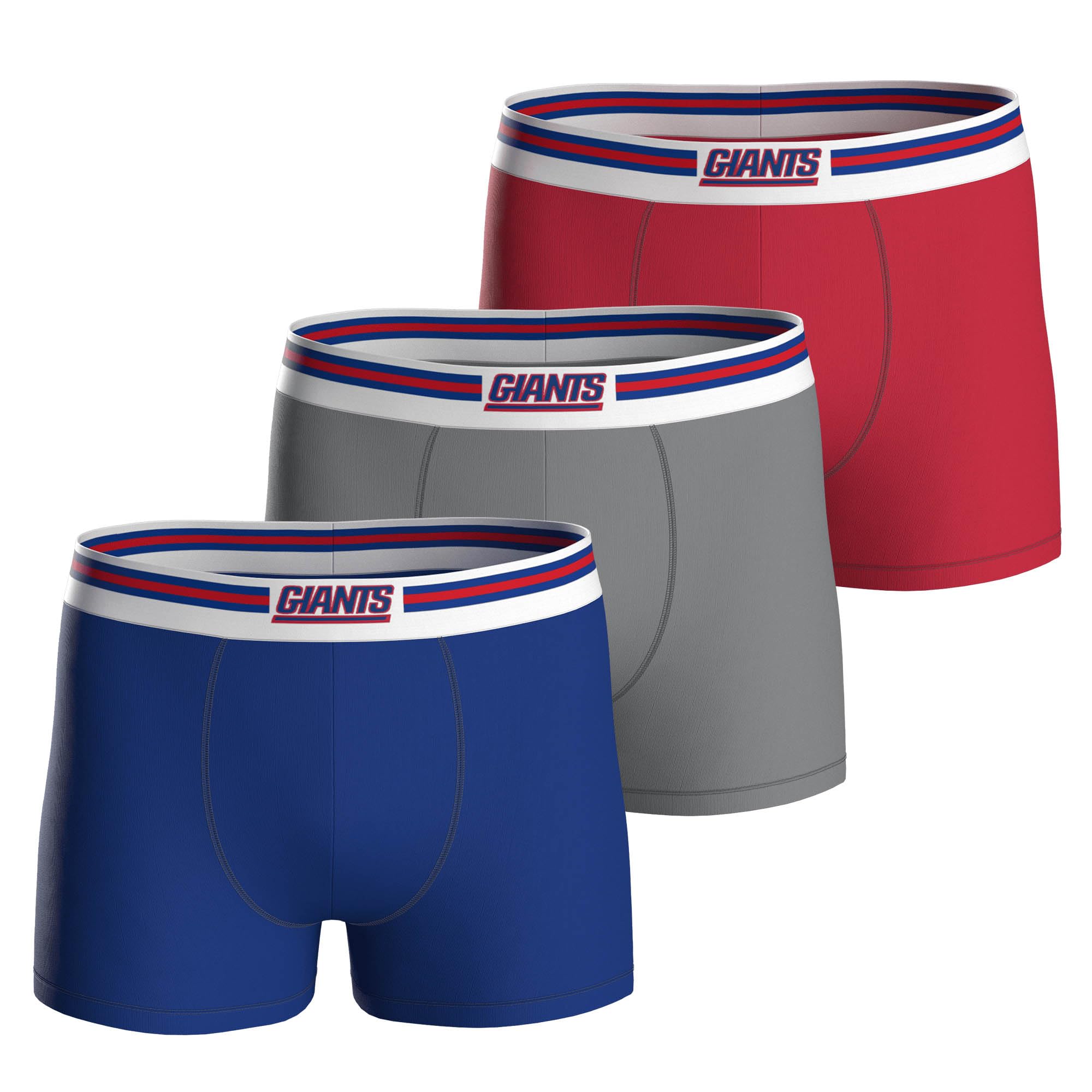 NFL Herren New York Giants 3pk Boxers Boxers (3er Pack)